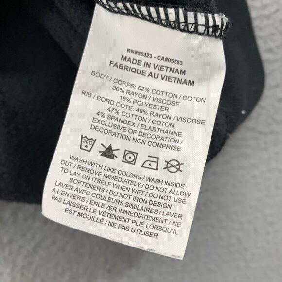 Nike Sweatshirt Mens Small Black Crewneck Bandana Paisley Chevron CU5948-010 - Picture 9 of 15